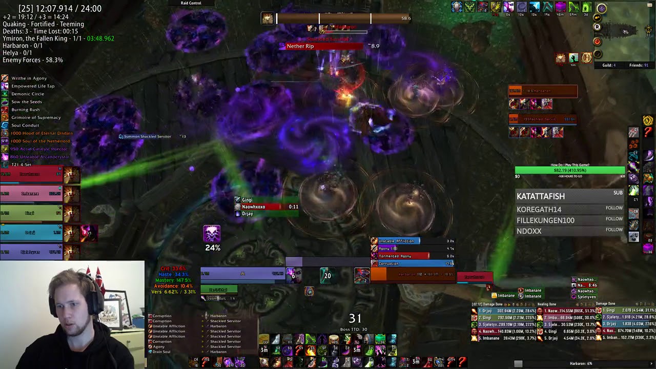 Maw of Souls +25 | 1 Chest | Affliction Warlock