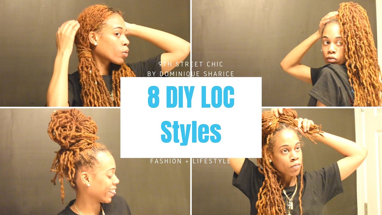 DIY LOC TUTORIAL | LONG LOC STYLES FOR WOMEN | 2019 LOC LOOKS