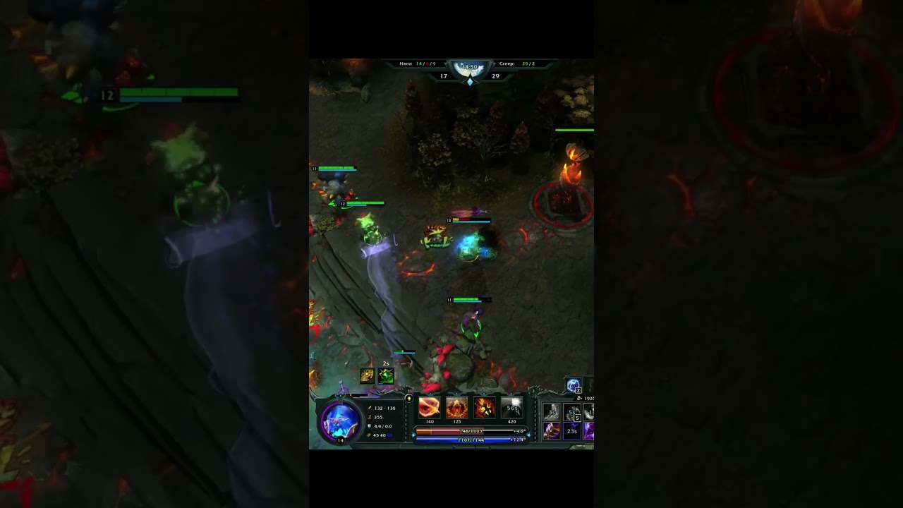HoN - Midwars l Pyromancer l HugoBoss l Heroes of Newerth - While fleeing from the Grim Reaper