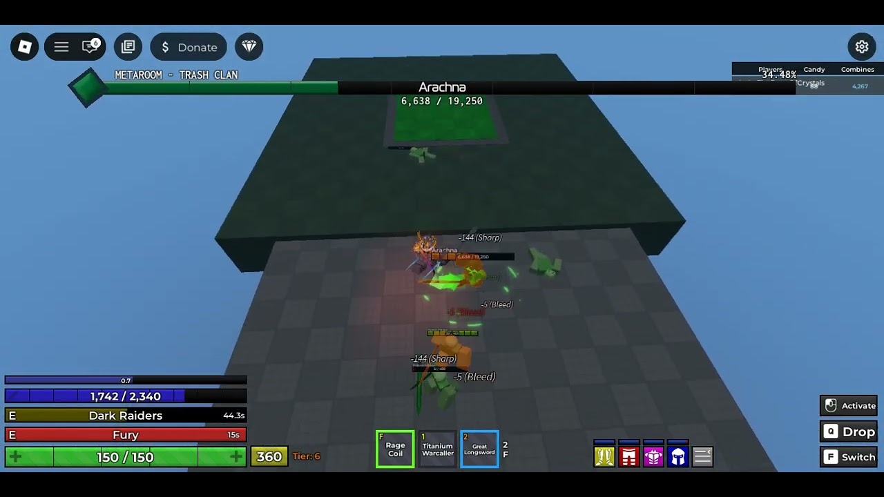 arachna no hit (failed)