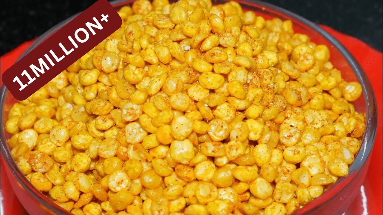 मार्केट जैसी चना दाल नमकीन बनाये घर पर। Crispy And Tasty Chana Daal Namkeen