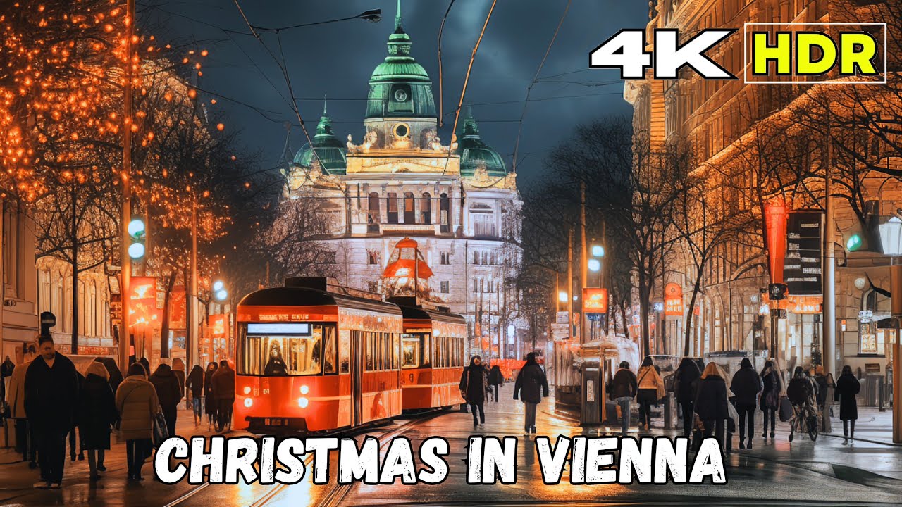 Vienna - The BEST Christmas Market in Europe | 4K HDR with 3D SOUND