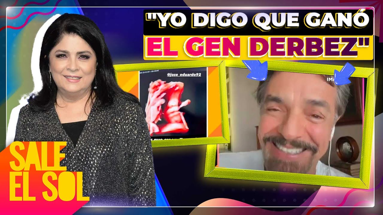 ¡Con abrazo y foto! Eugenio Derbez se REENCONTRÓ con Victoria Ruffo al NACER su nieta | Sale el Sol