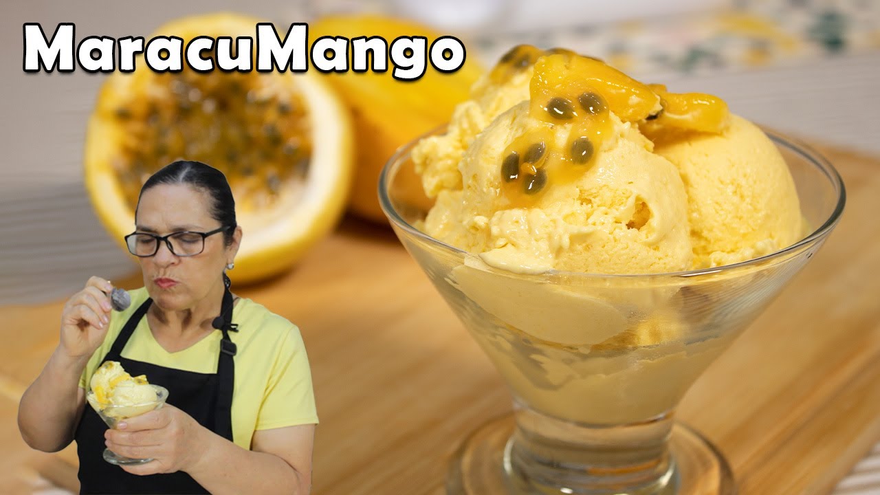 🔥Cómo hacer HELADO de MARACUMANGO🍋🥭 | Victoria Abanto