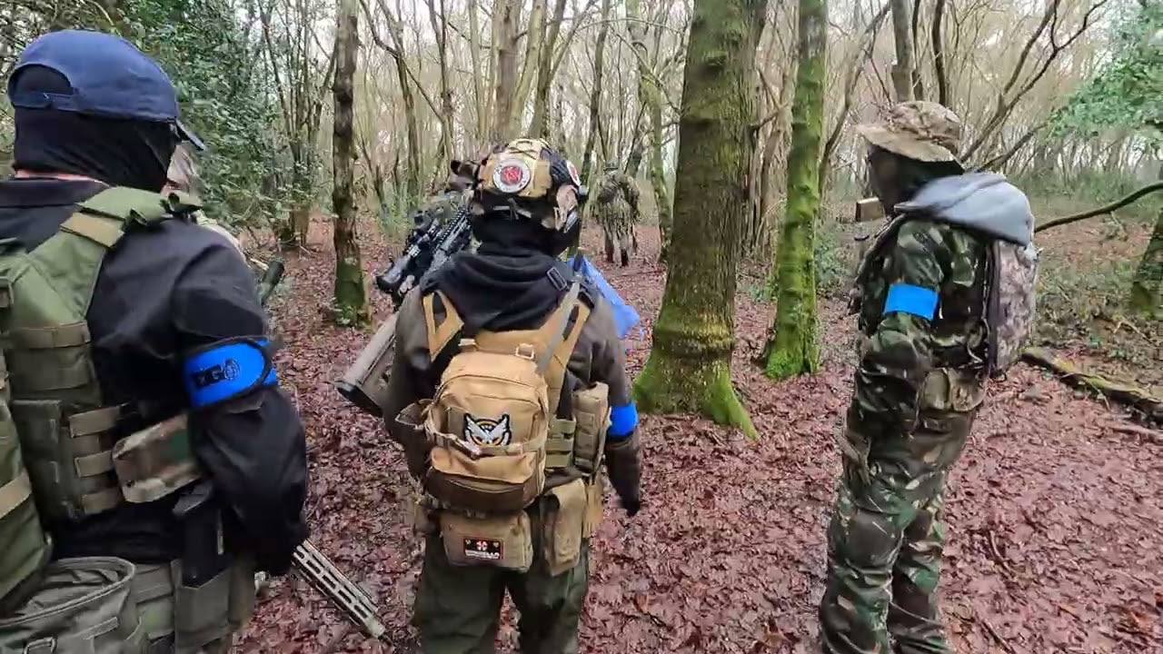 FLAG war at worthing airsoft with Wolverine MTW Game 3 part 1 08 02 26