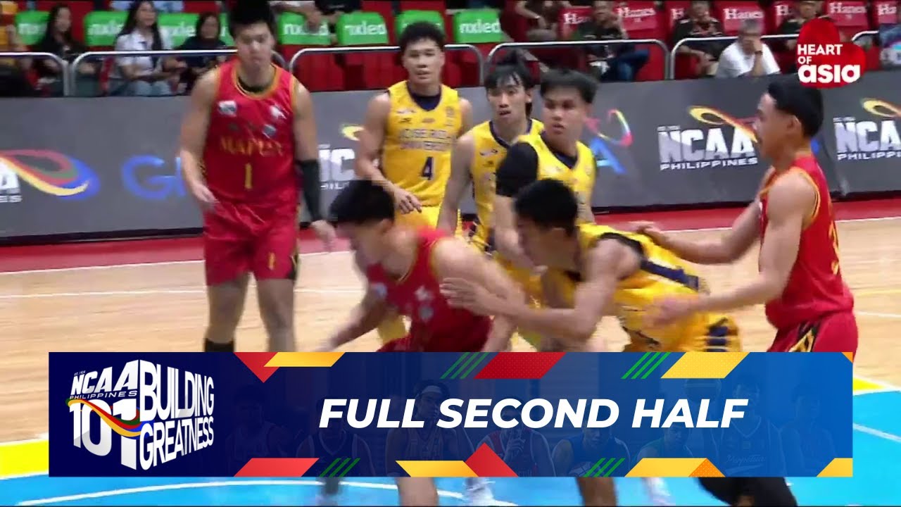 FULL SECOND HALF - JRU Heavy Bombers vs Mapua Cardinals | NCAA Season 101