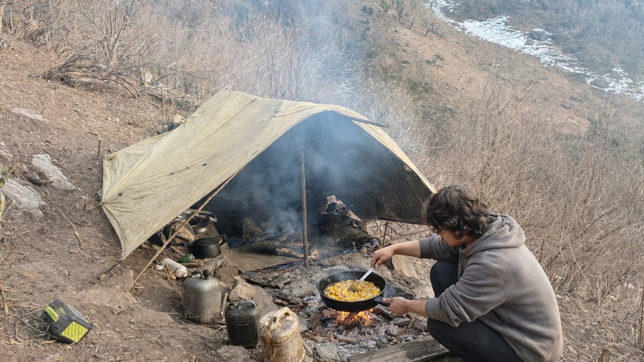 Traditional Nepali mountains cooking || mid village cooking || eastern rural life 