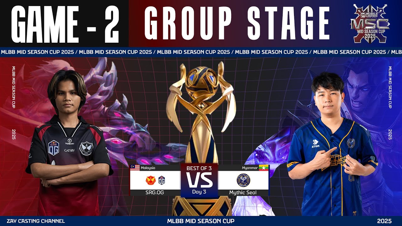 [Game - 2] Mythic SEAL vs SRG.OG | MSC 2025