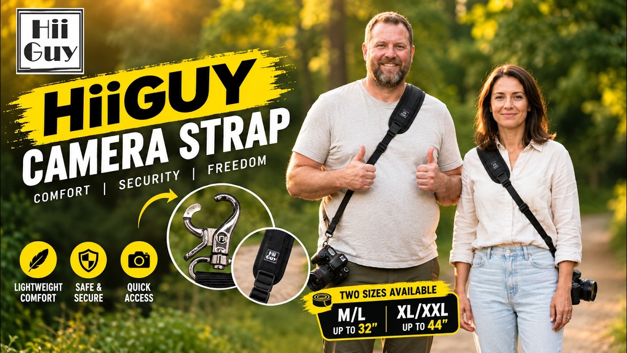 HiiGuy Camera Strap UnBoxing Review- Amazon Choice [2021]