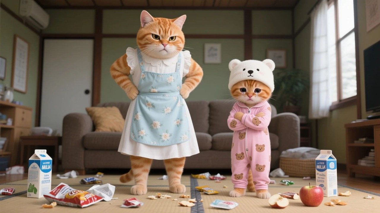 Mischievous Ginger Kitten, Mama Cat Helpless with a House Full of Trash 🐾🙀🗑️ | Funny Cat Videos