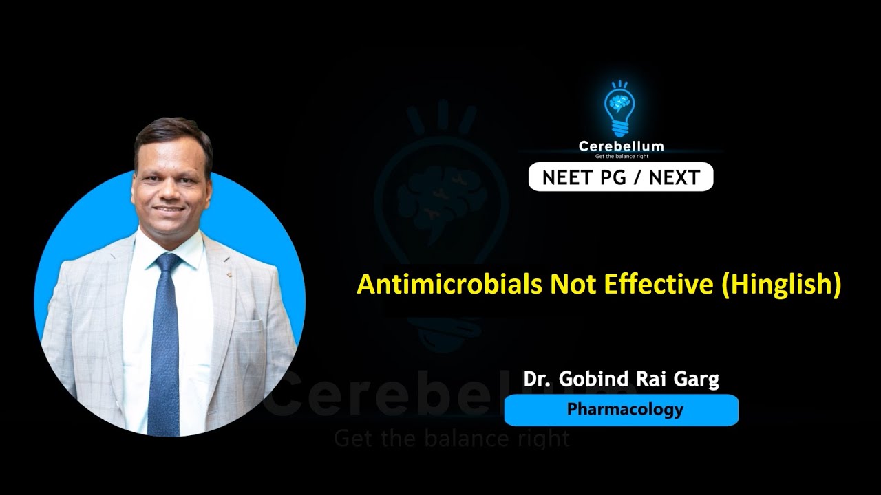 Antimicrobials NOT EffectiveHinglish