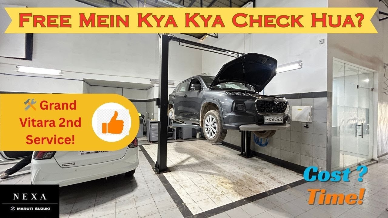 Maruti Grand Vitara CNG 2nd Service Review | Service Cost, Experience & Mileage | Deshi Mile _ DM002