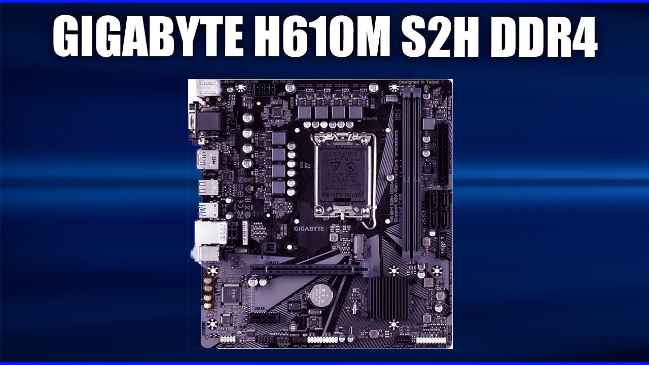 Материнская плата GIGABYTE H610M S2H DDR4 (rev. 1.0)