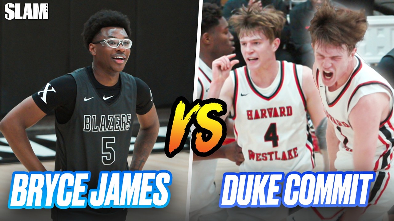 Bryce James & Sierra Canyon 🆚 Duke Commit Nik Khamenia 😈🚨