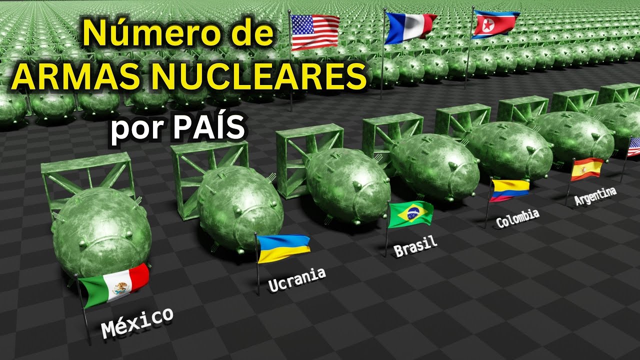 Armas nucleares por pa&iacute;s &iquest;Cu&aacute;ntas hay en el mundo