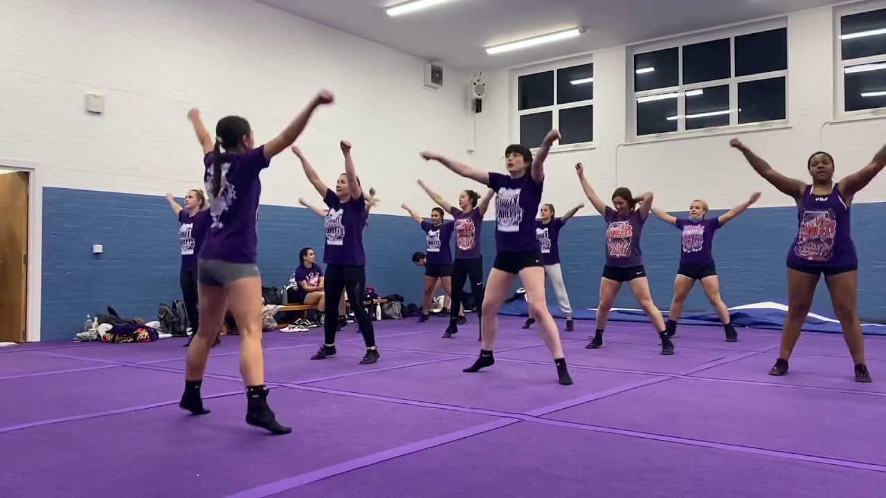 Surrey Starlets cheerleaders celebrate government approval of Covid-19 measures
