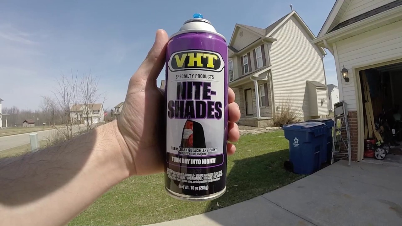 Tinting your car's Taillights using VHT Nightshades