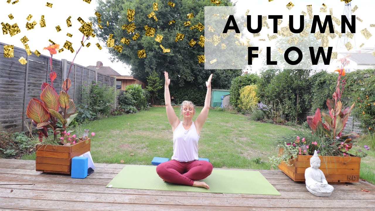 Yoga flow for Autumn , a wonderful way to welcome the new season