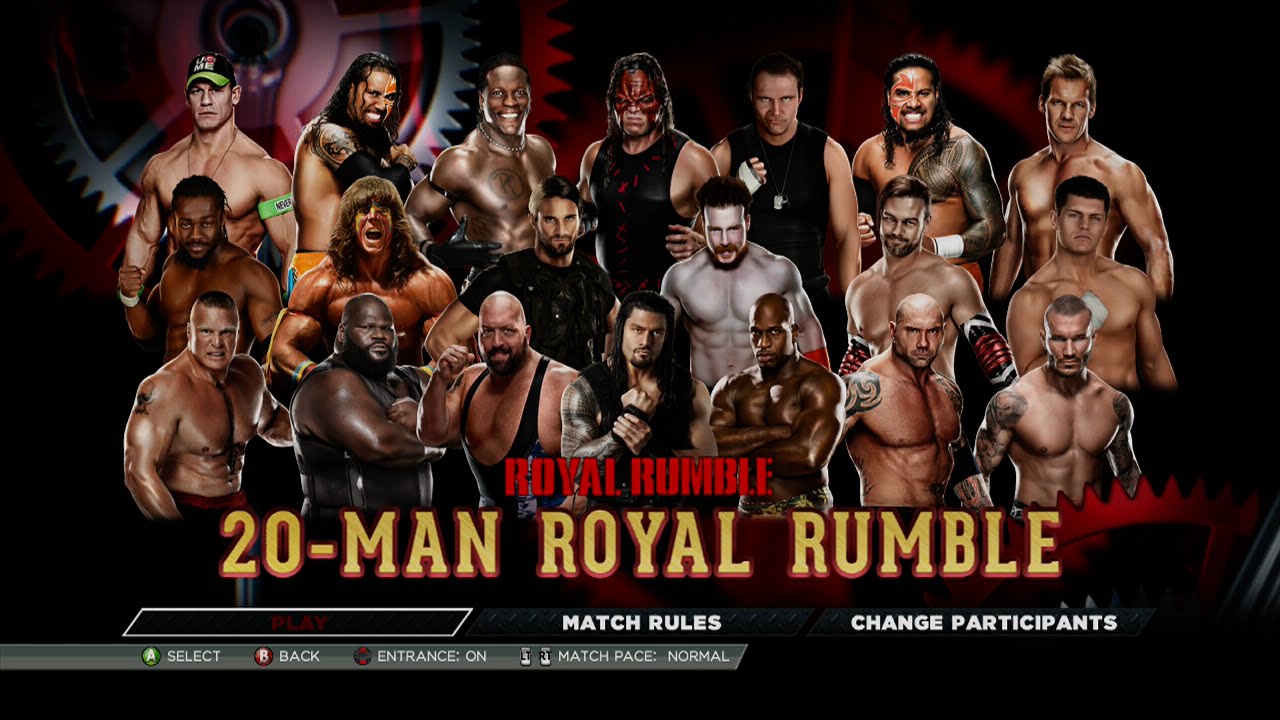 WWE 2K15 Royal Rumble - Xbox 360 Gameplay