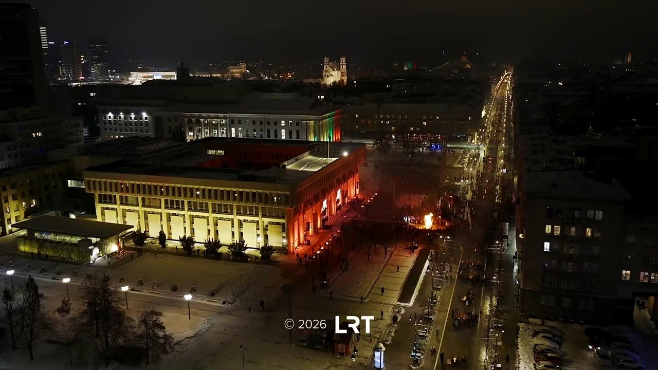 2026-01-12 Atminimo laužų uždegimo ceremonija ir koncertas „Mano Laisvė“ Nepriklausomybės aikštėje