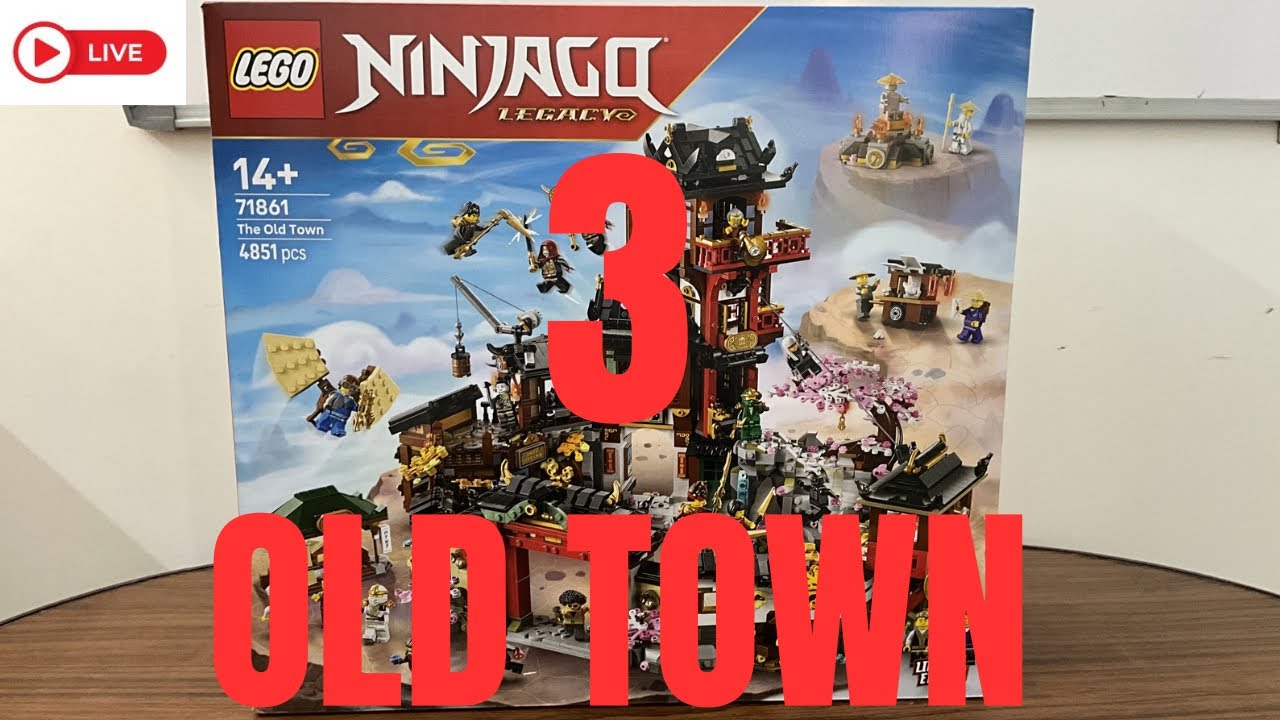 Building the greatest ninjago set of all time - The Old Town - Part - 3