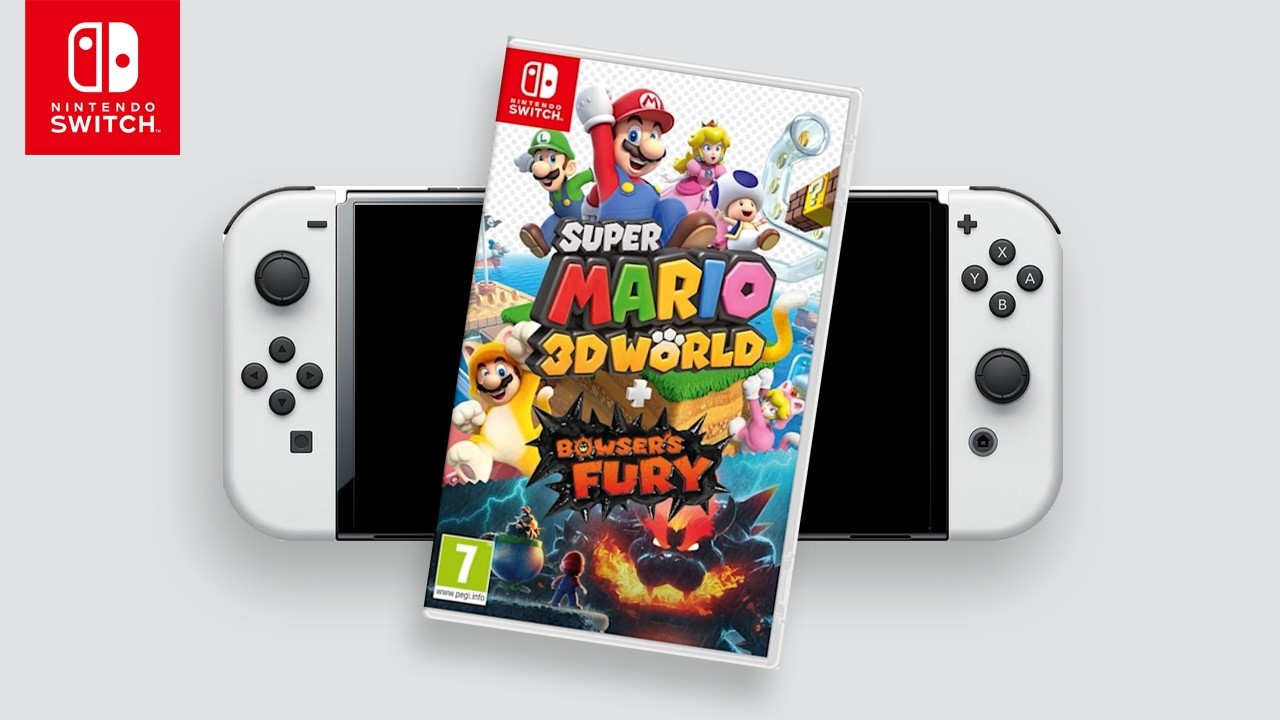 Super Mario 3D World + Bowser's Fury on Nintendo Switch OLED (Handheld)