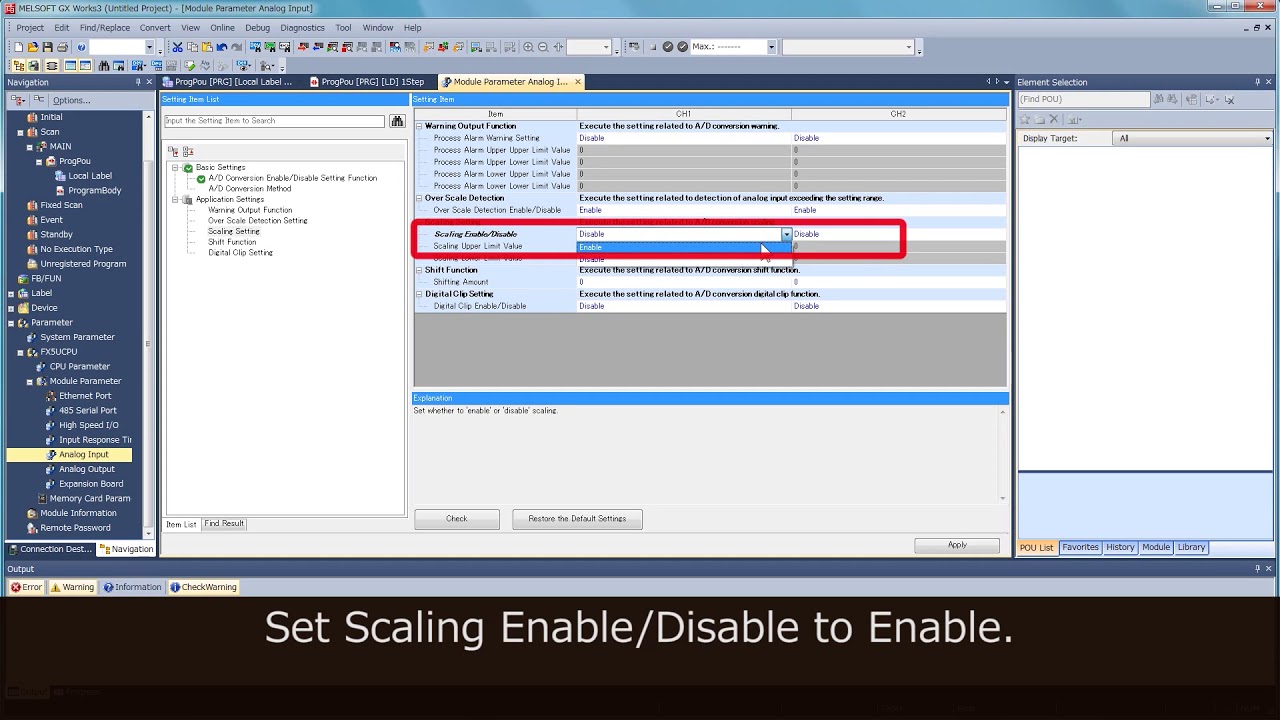 How to Use Built-in Analog Input on Mitsubishi FX5U PLC 5 of 14
