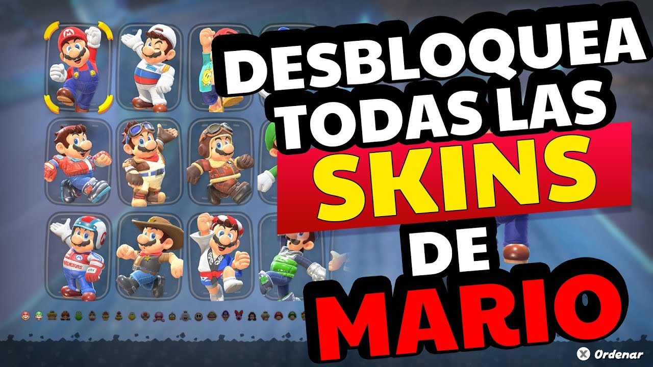 Mario Kart World | Mario | Cómo desbloquear todas las apariencias/trajes/skins | Nintendo Switch 2