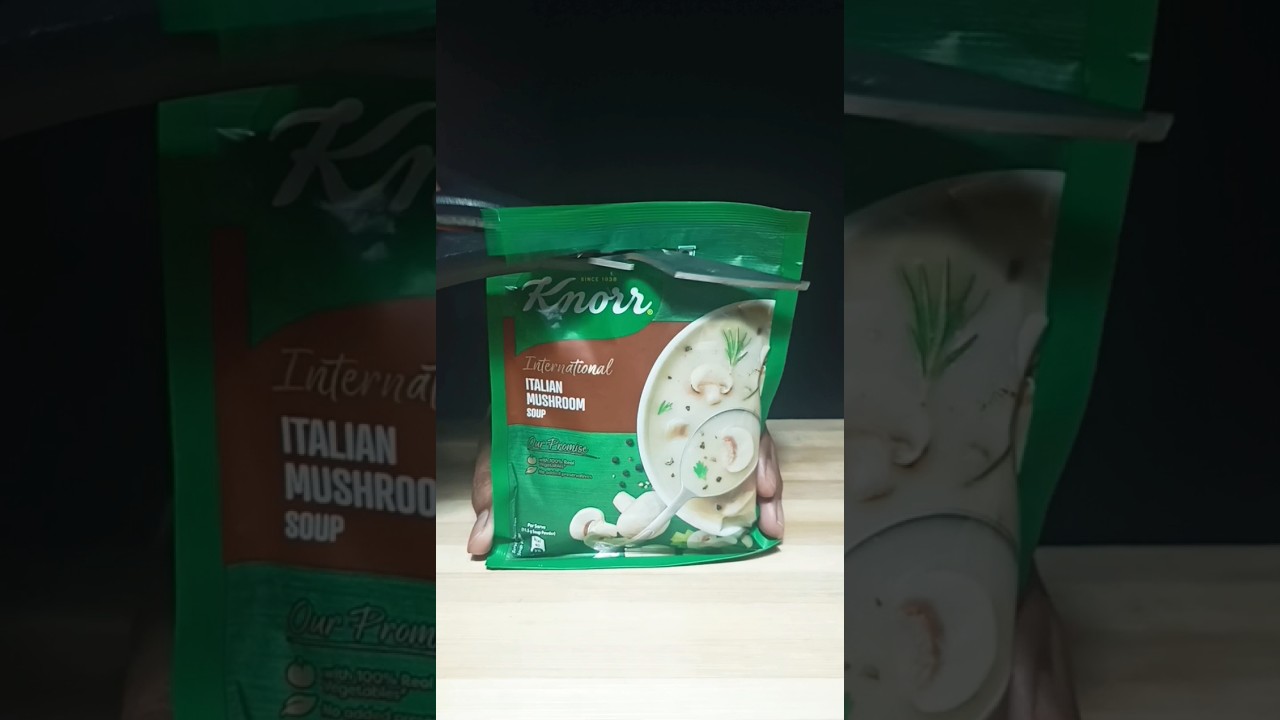 Knorr Italian Mushroom Soup 🍲#asmr #shorts #asmrsounds #cooking #subscribe #ytshorts