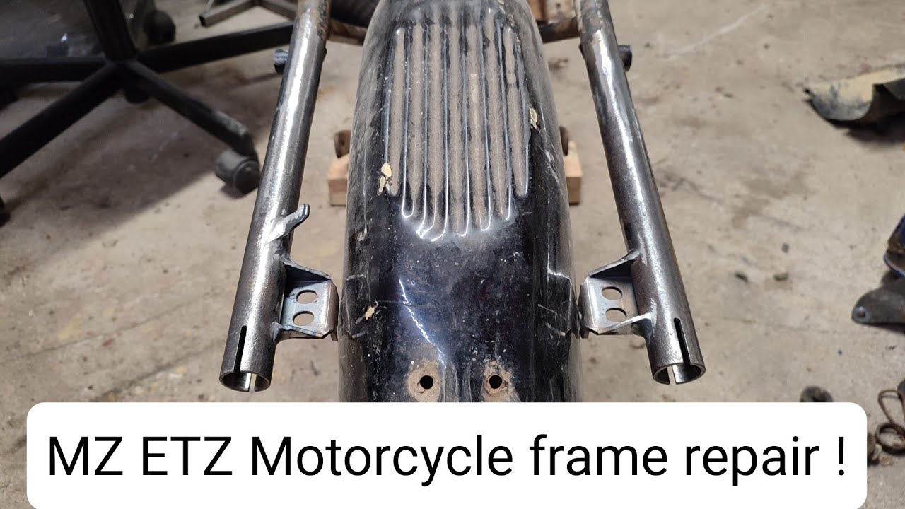 MZ ETZ 250 Naprawa ramy podgięty tył przeróbka na 251 ! Wracamy do oryginału ! Restoration frame ! 