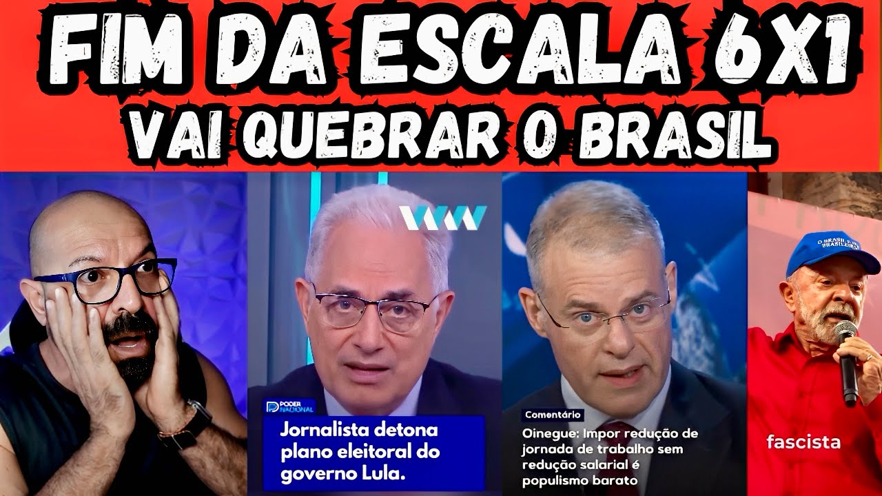 Governo quer fim da escala 6x1 #4k #4kvideo