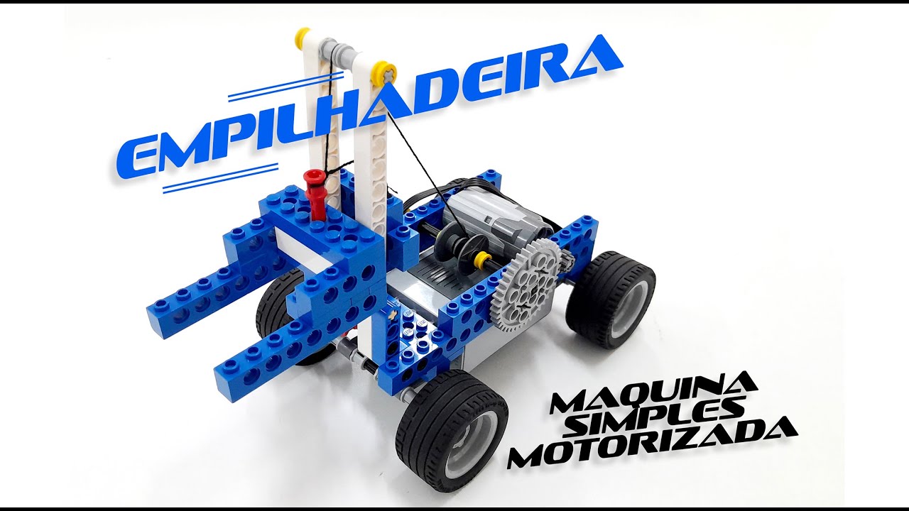 Forklift Mechanism LEGO 9686 | Step by Step | Empilhadeira LEGO 9686 | Passo a Passo