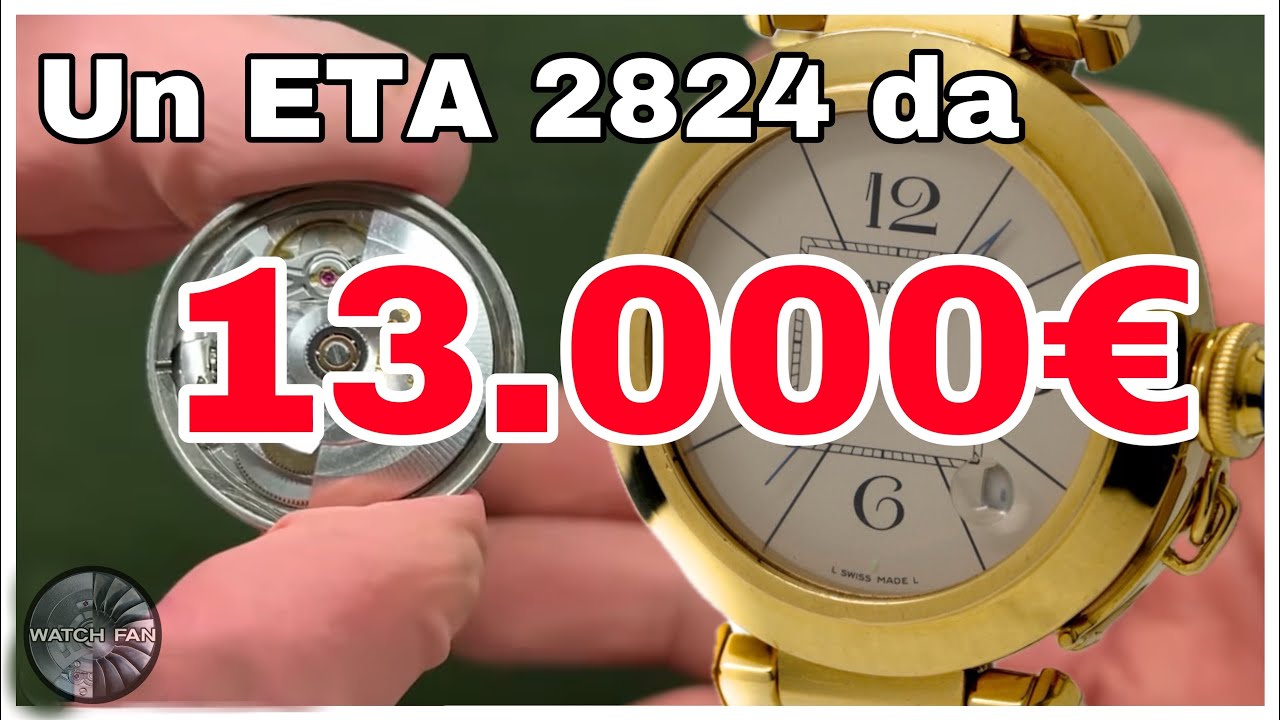 Cartier Pasha, quando l' ETA 2824 costa 13.000€!