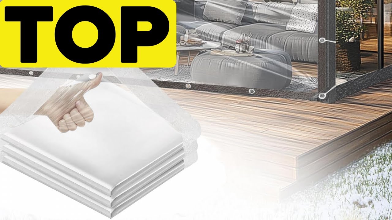 🏆 TOP 3 MEILLEUR BACHE DE PROTECTION EXTERIEUR TRANSPARENTE 2025