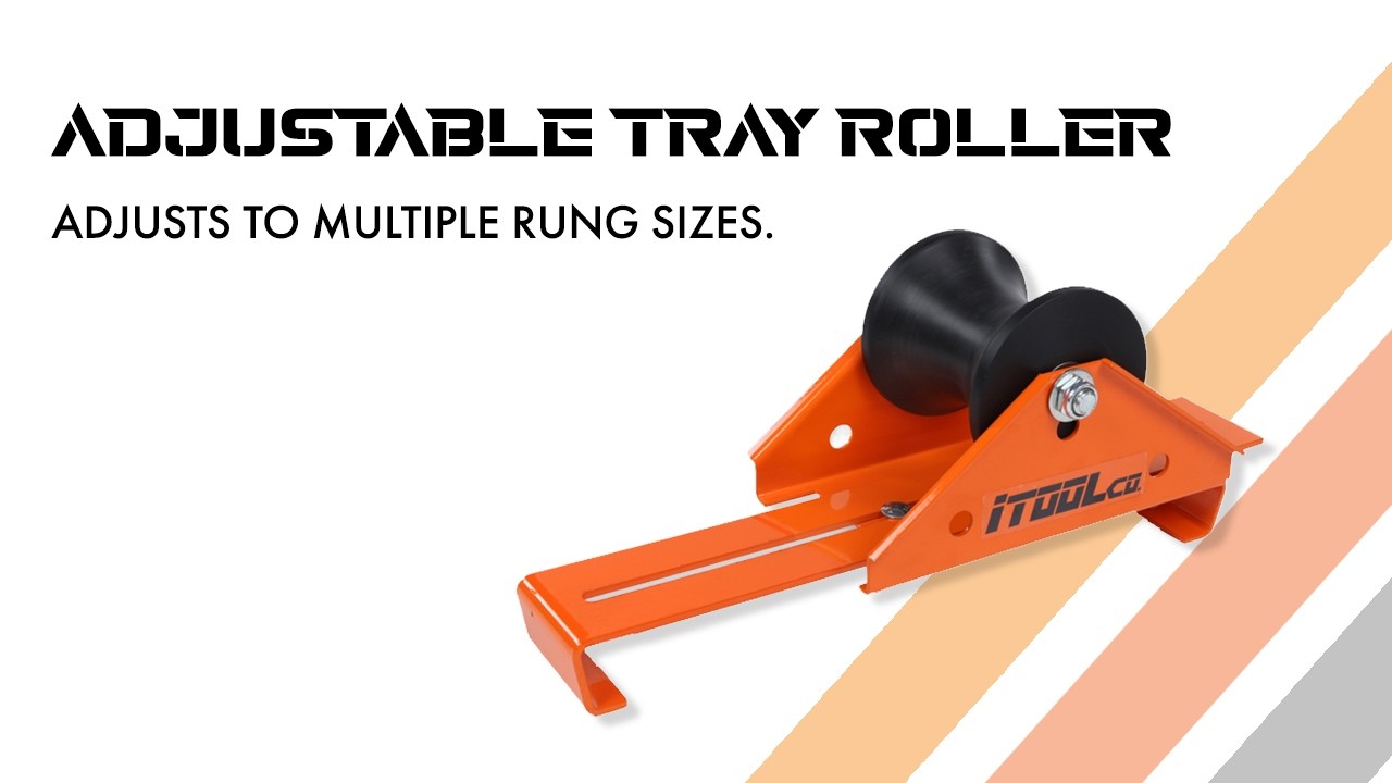 Cable Tray Rollers for Wire Pulling - iTOOLco Adjustable Cable Tray Roller ATR500
