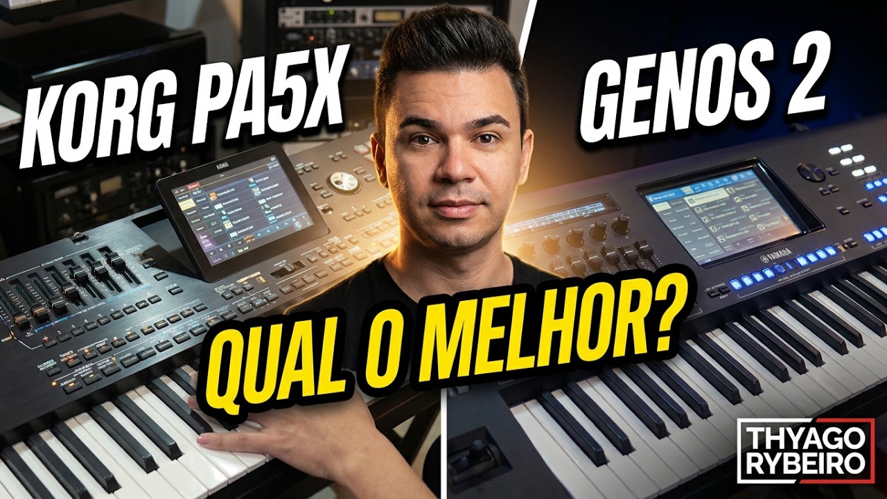 Korg Pa5X ou Yamaha Genos 2 ? Parte 1 By Thyago Rybeiro