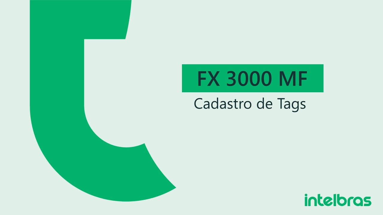 FX 3000 - Cadastro de Tags (i8147)