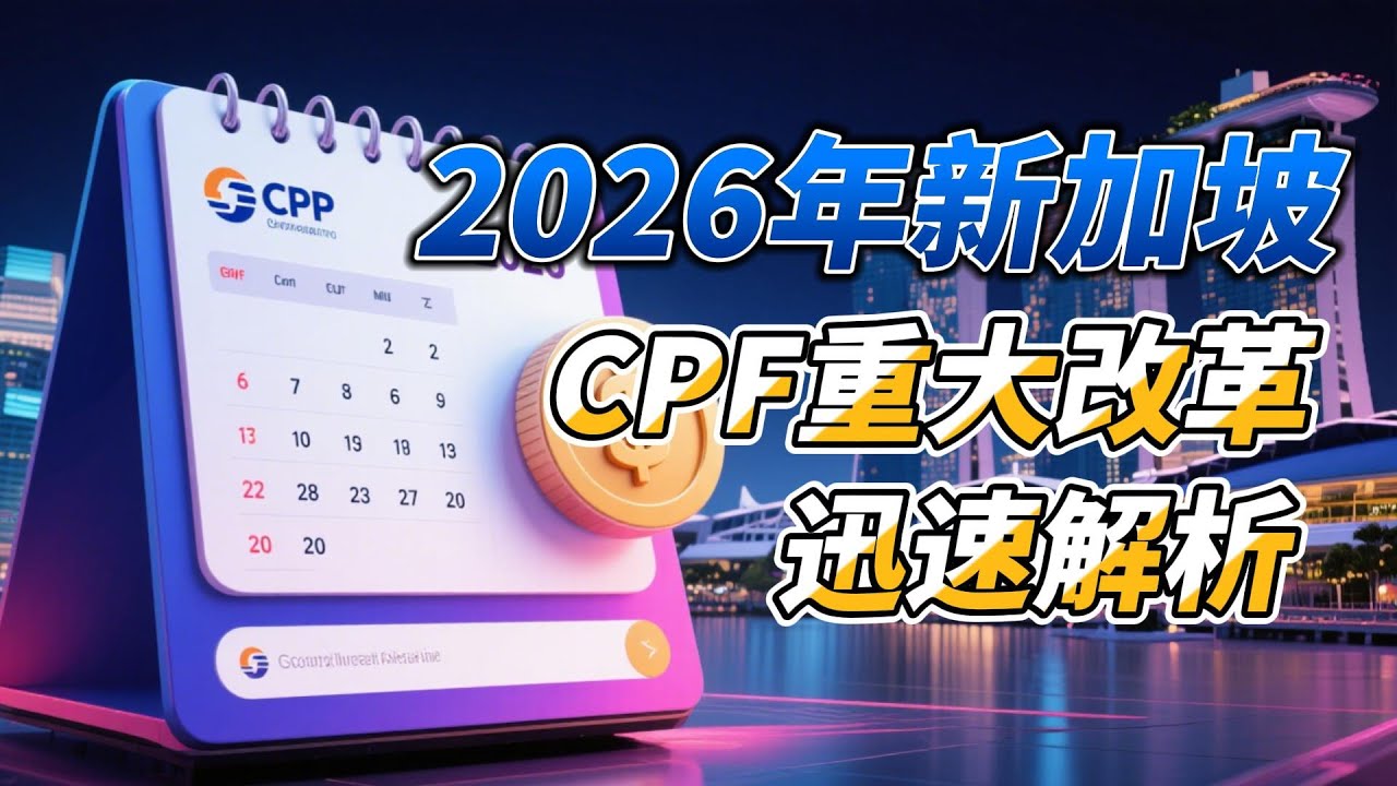 2026新加坡CPF重大改革：这7点你必须知道！
