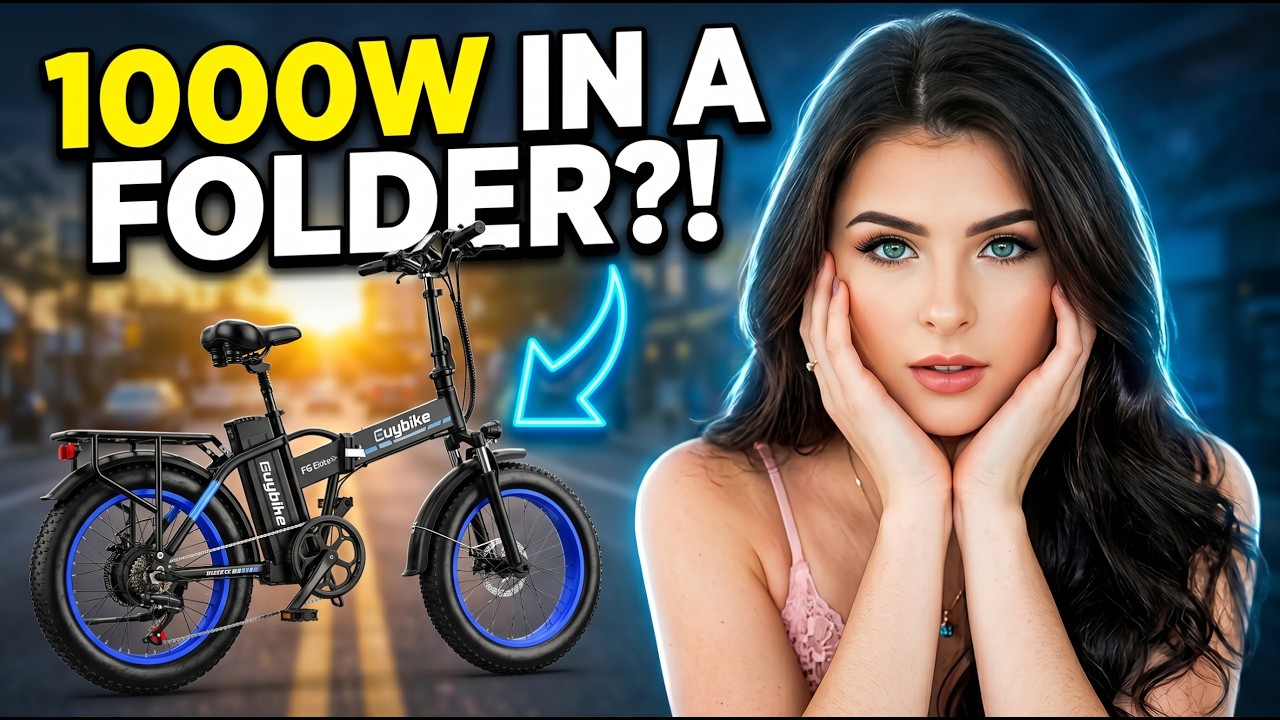 Bluebiko 1000W Secret: The Folding E-Bike That Climbs Anything