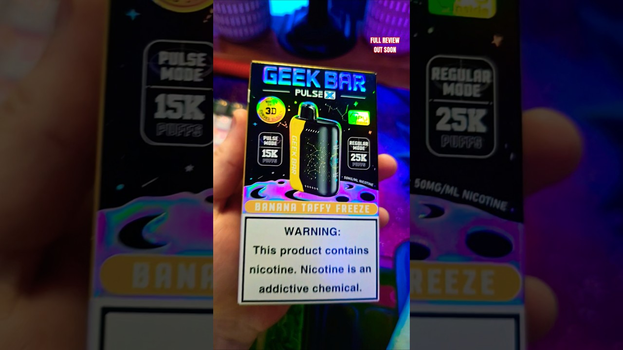 GeekBar PULSE X 🍌 Banana Taffy Freeze