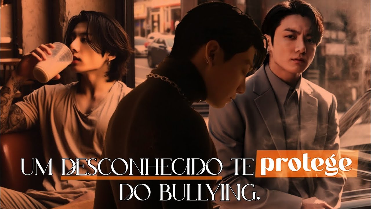 ⊹|İmagine Jungkook| ≽ Um desconhecido te protege do bullying.≼