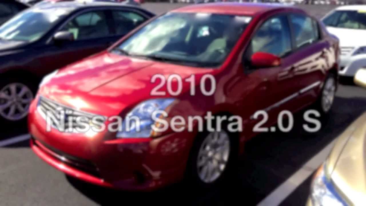 2010 Nissan Sentra 2.0 S Start Up, Quick Tour, & Rev With Exhaust View - 40K