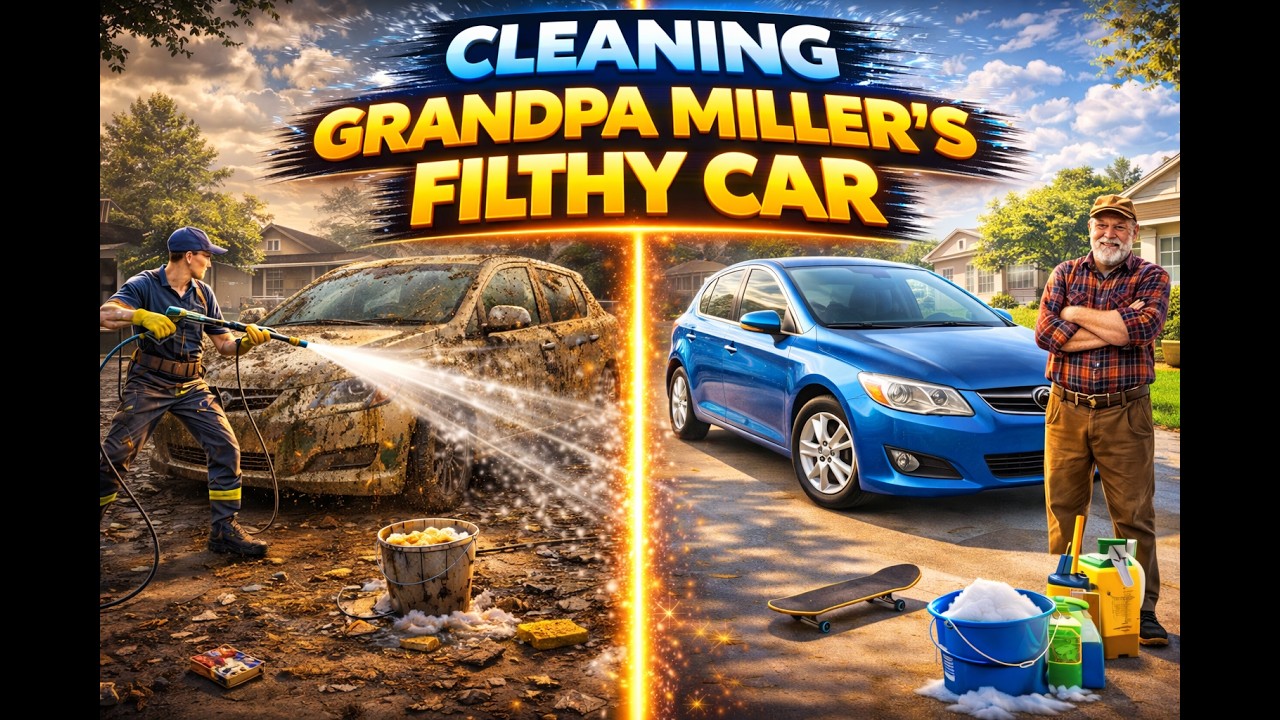Cleaning Grandpa Miller's Filthy Car