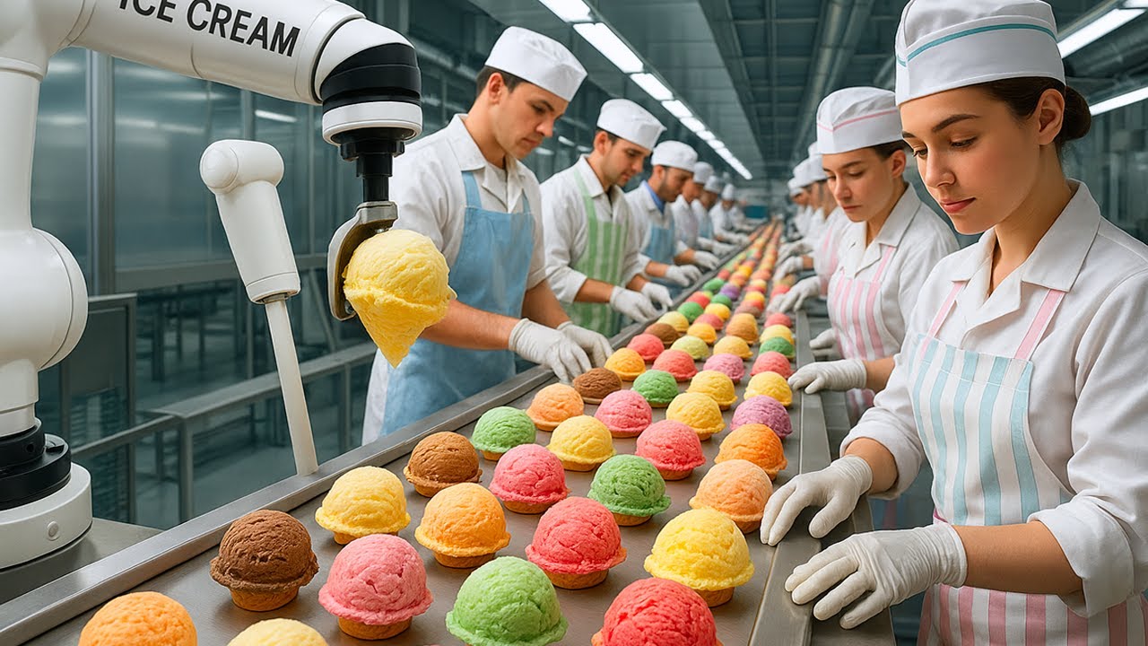 Come vengono PRODOTTI i GELATI da ZERO 🍦 | PROCESSO INDUSTRIALE
