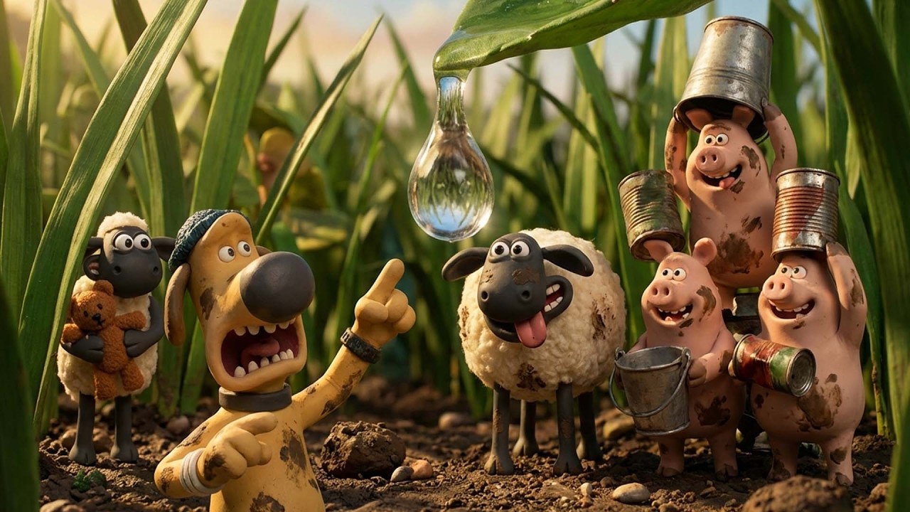 Shaun Mystery: The Strange Drop in the Farm! 🐑👀 | Funny Shaun the Sheep Cartoon