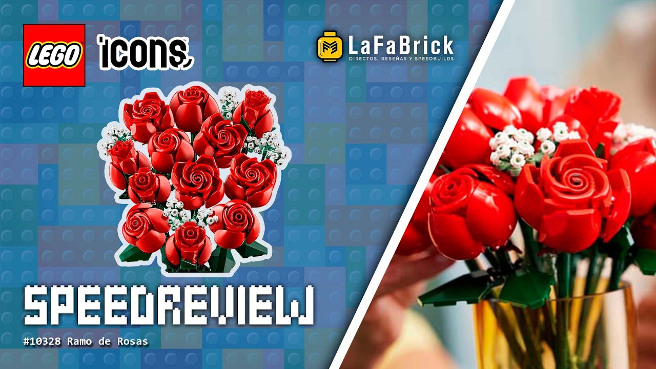 🌹 LEGO Icons Ramo de Rosas 10328: ¡El regalo PERFECTO que nunca se marchita! | SpeedReview 🧱