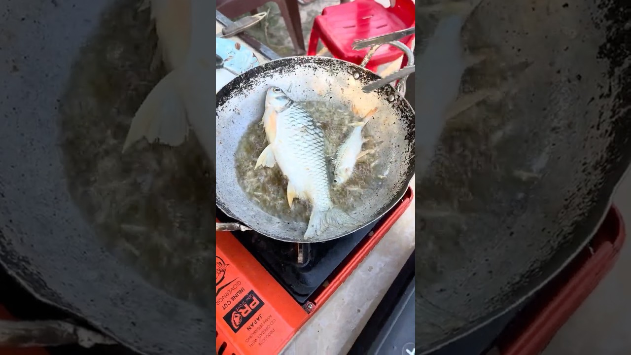 បង់ត្រីស្រែបងប្អូនអេីយ😋😋#fishing