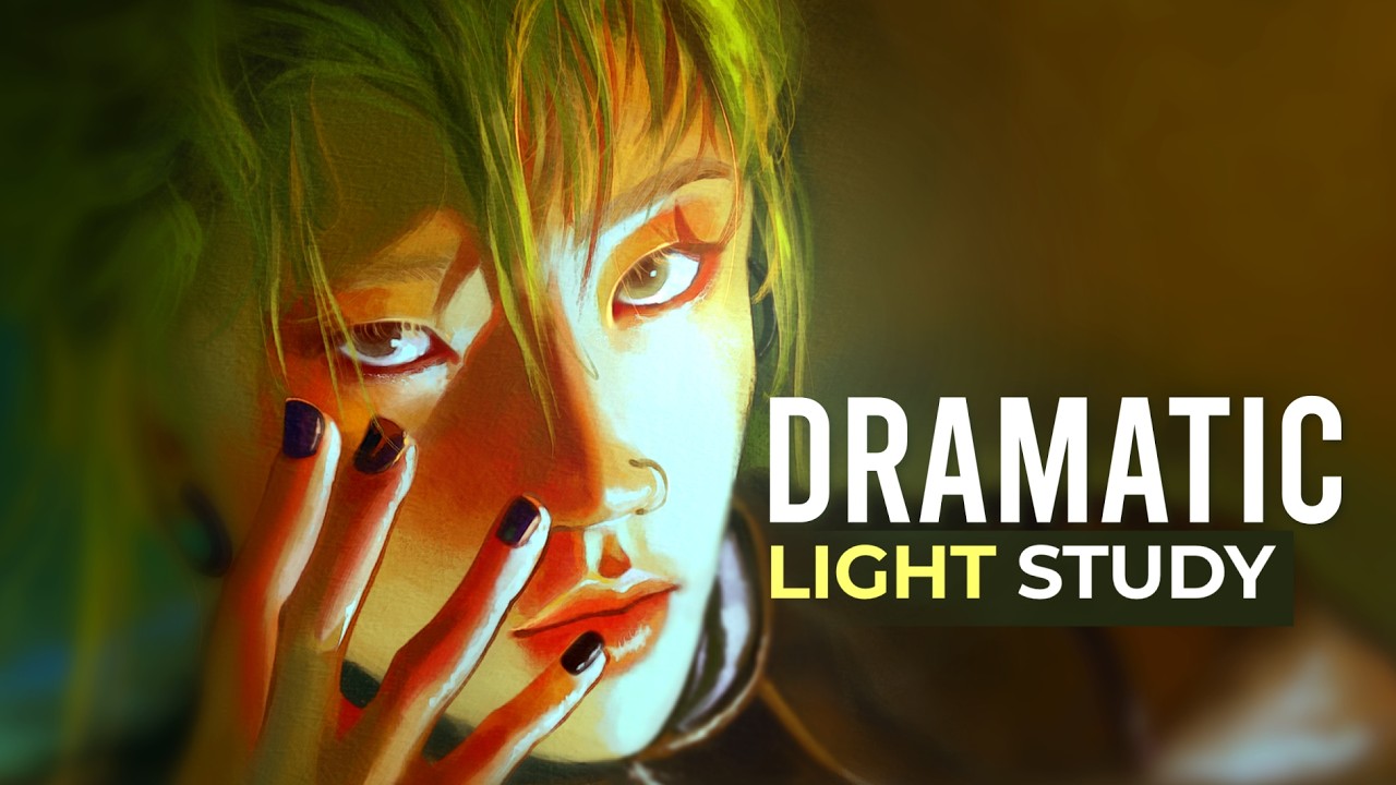 Dramatic Light Study | Digital Painting Process | IbisPaint X