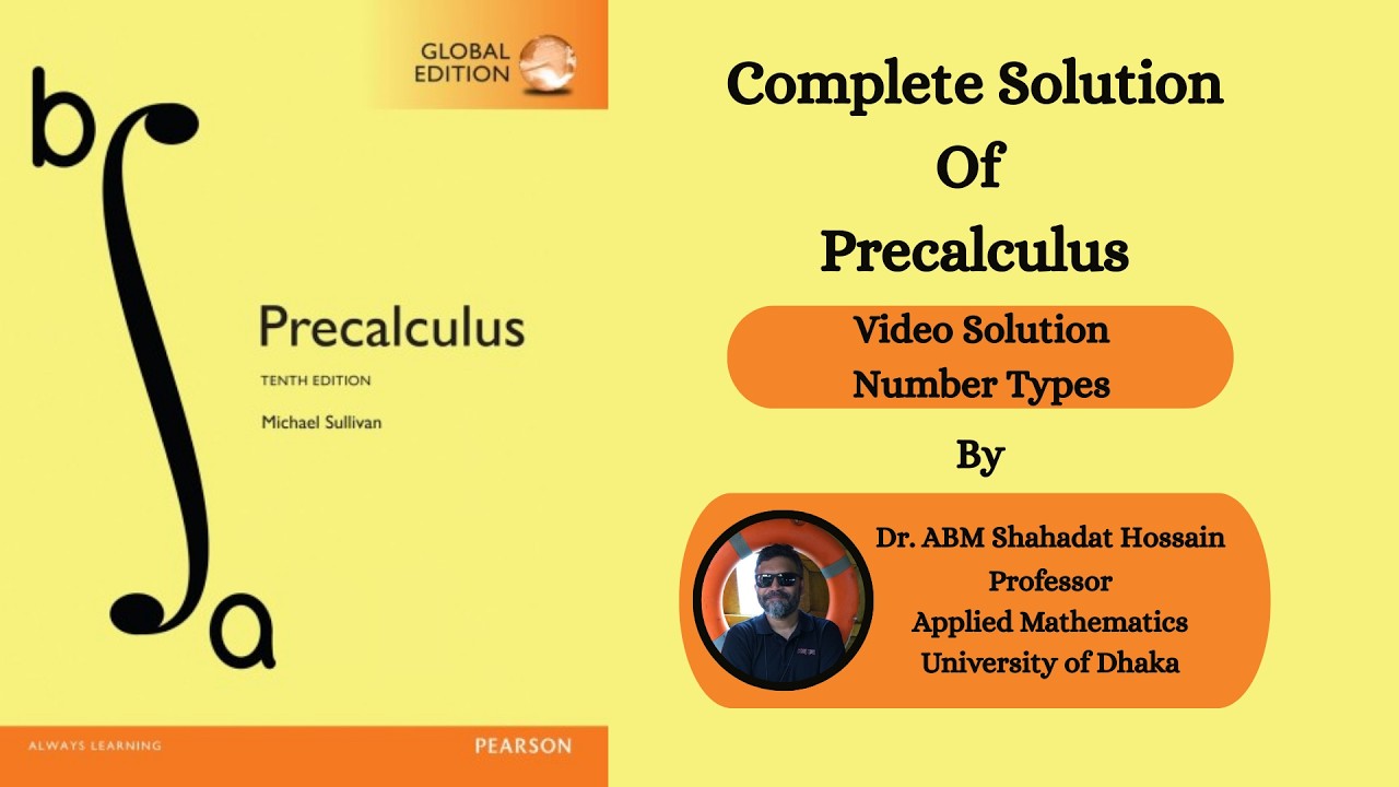 Number Types Explained | Precalculus Basics | Real, Rational & Integers