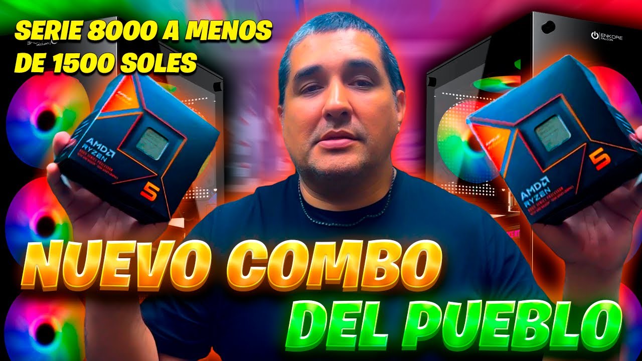 PC COMPLETA SERIE 8000 A MENOS DE 1500 SOLES 🤑 | LA NUEVA PC DEL PUEBLO 😱 | RYZEN 5 8600G 🟠